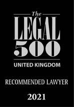 Legal 500 2021 Recommended Lawyer